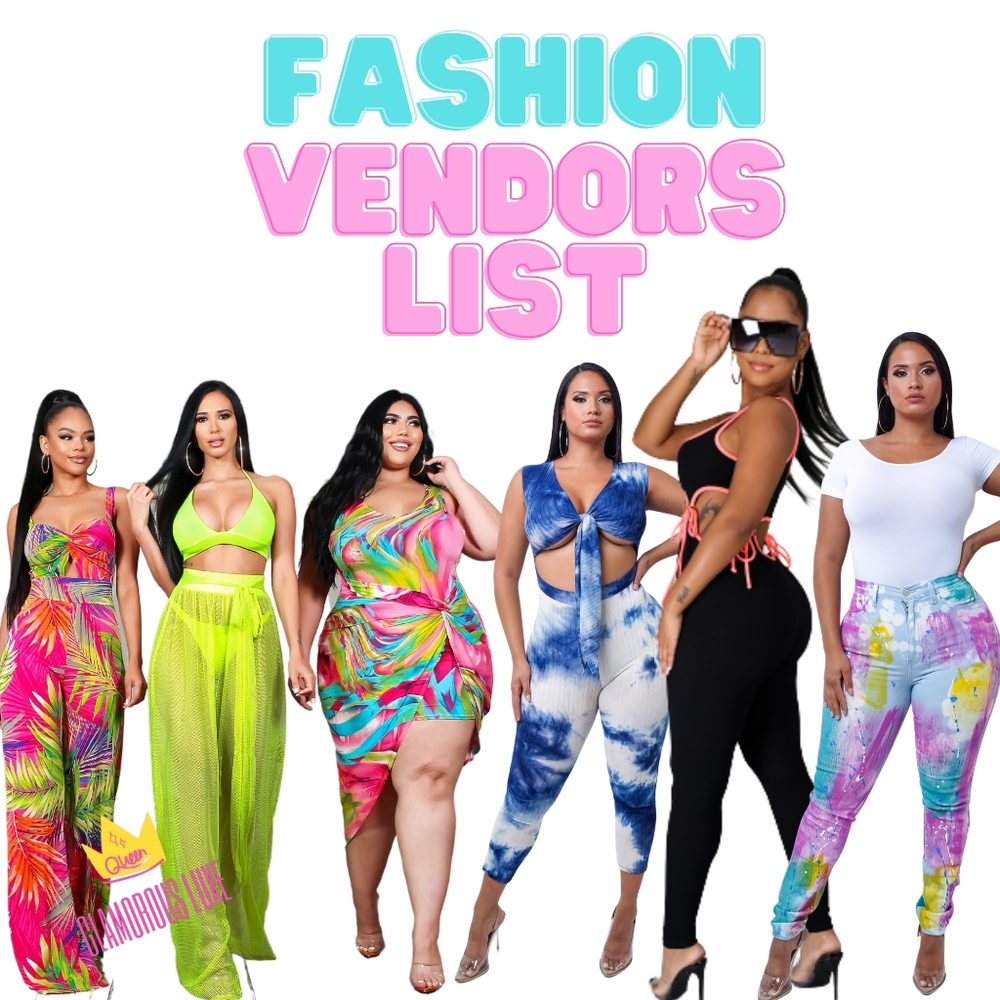 Fashion Vendors list